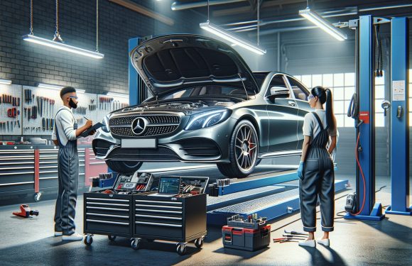Услуги по ремонту и обслуживанию автомобилей Mercedes-Benz